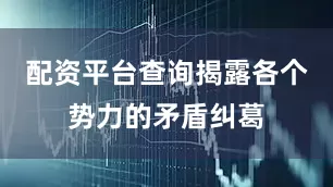 配资平台查询揭露各个势力的矛盾纠葛